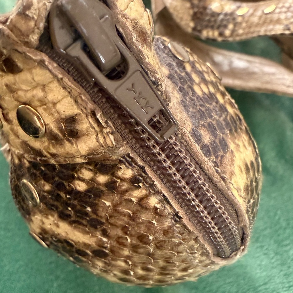 Stuart Weitzman Python Snake Leather Heels - image 7